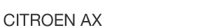 CTROEN AX